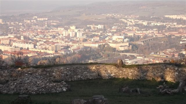 Krásny výhľad z hradného kopca